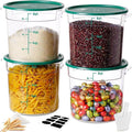6QT NSF Round Food Storage Containers by SVKLHY