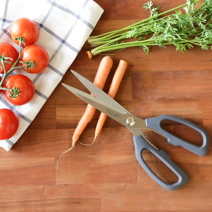 TECHEF Kitchen Shears, All Purpose Scissors, Dishwasher Safe, Heavy Duty Meat - Image 3
