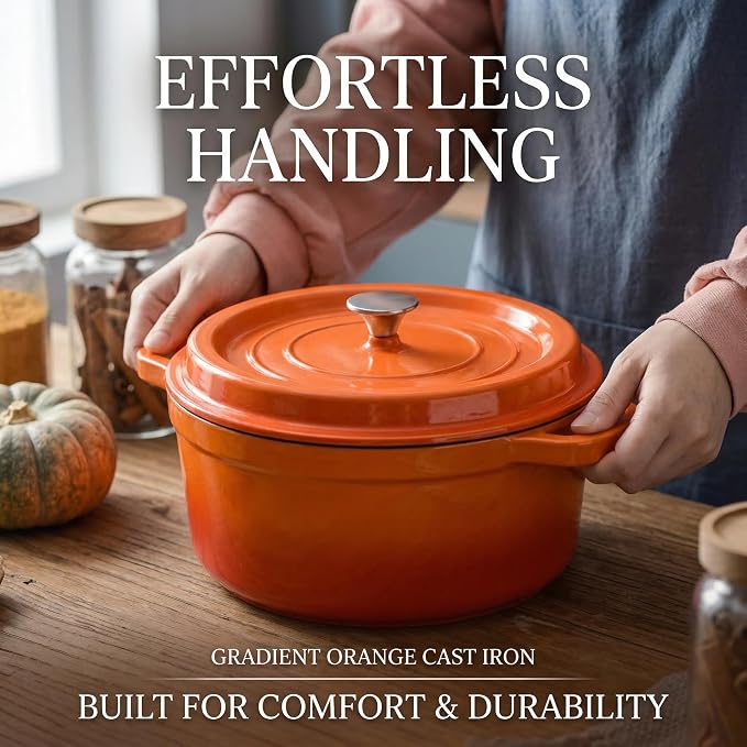YJX Cast Iron Dutch Oven Pot - Image 9