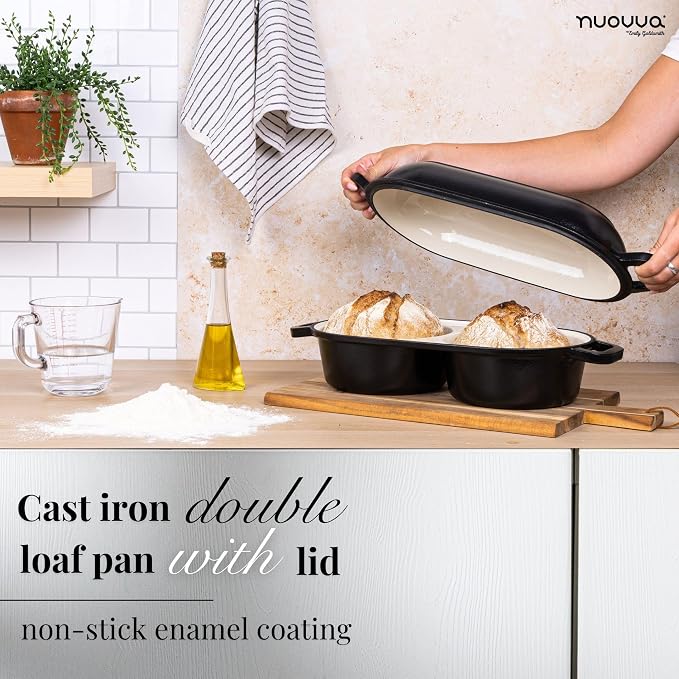 Dutch Oven for Sourdough Bread Baking – Enamelled Cast Iron Bread Loaf Pot – - Image 5