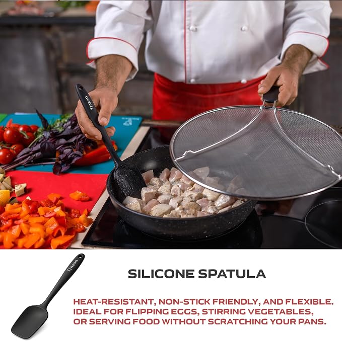 Grease Splatter Screen for Frying Pan 13 inch - Image 5