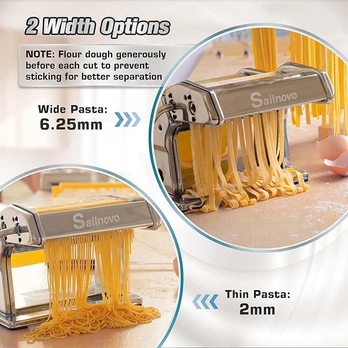 Sailnovo 3 in 1 Pasta Maker Machine - Image 3