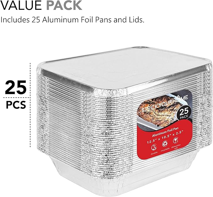 Stock Your Home Disposable Aluminum Pans - Image 3