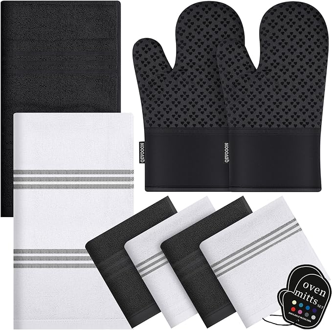 Dish Towels and Dishcloths by QEVOOON