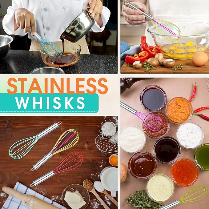 Domensi 24 Pcs 8 Inch Whisks Bulk - Image 4