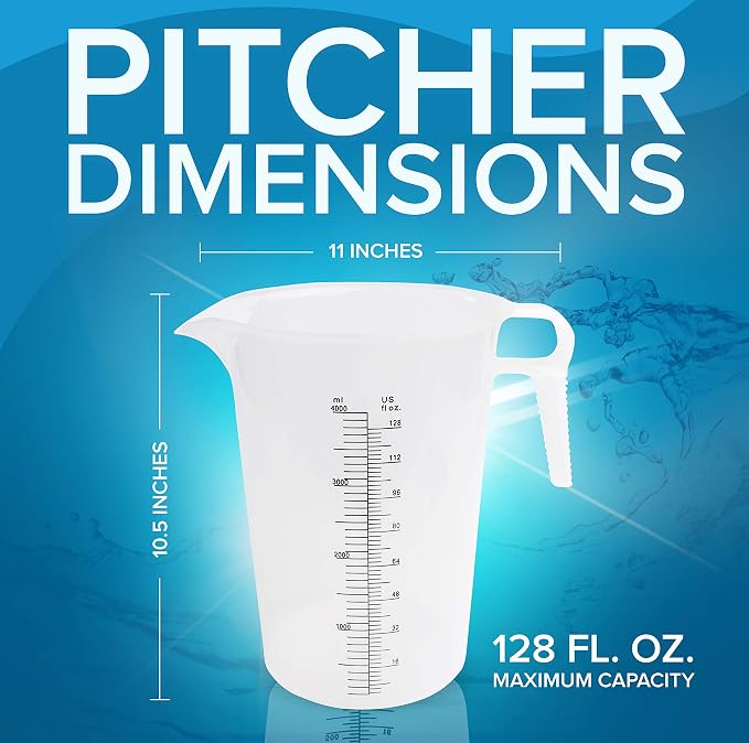 ACCUPOUR 128oz Measuring Pitcher, Pool and Lawn - Image 8