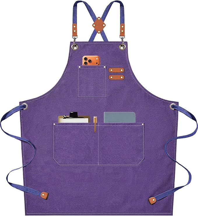 AFUN Chef Aprons for Men Women by BringYouaFun