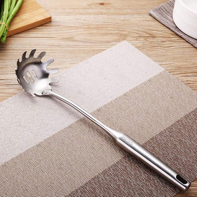 Spaghetti Spoon, 304 Stainless Steel Pasta Spoon - Image 4