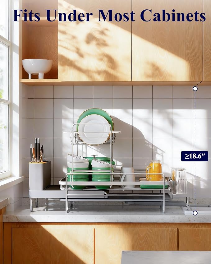 Kitsure Large Dish Drying Rack - Image 7
