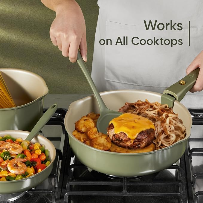 CAROTE 19 Pcs Pots and Pans Set, Nonstick Cookware Sets - Image 6
