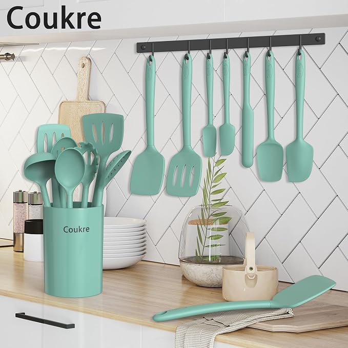Coukre Silicone Kitchen Cooking Utensils Set - Image 6