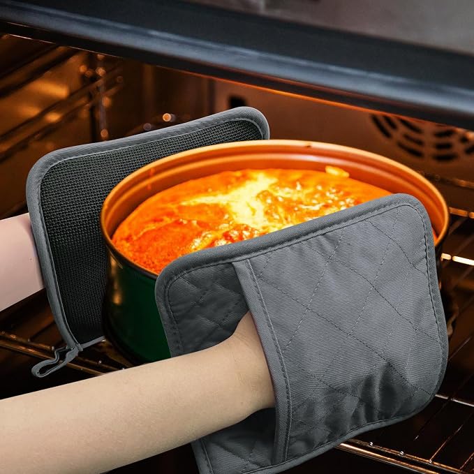 2Pcs Cotton and Neoprene Oven Pads Pot Holders - Image 8