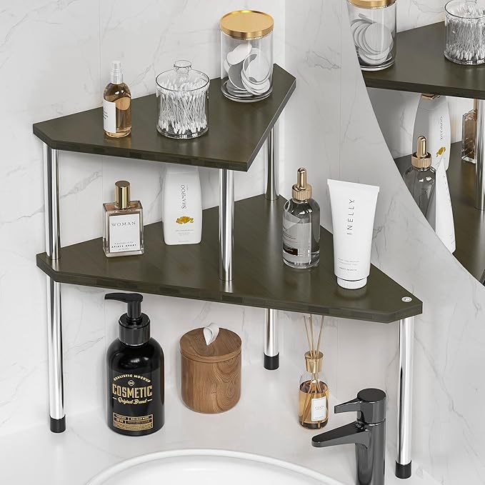 Weenson Bathroom Counter Organizer Corner Shelf by Weenson