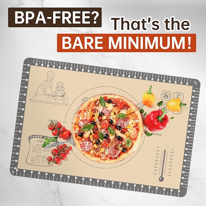 Silicone Mat for Baking, Extra Thick Silicone Baking Mat - Image 5
