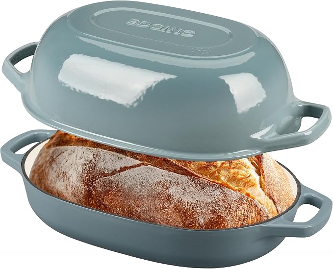 EDGING CASTING Enameled Cast Iron Oval Dutch Oven Pot - Image 3