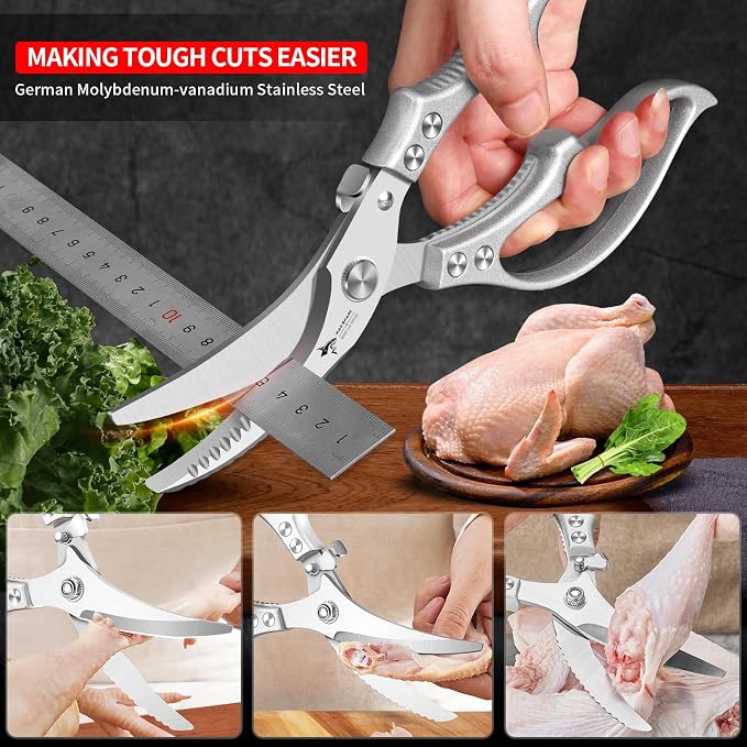 MAD SHARK Heavy Duty Poultry Shears, Kitchen Shears - Image 2