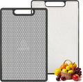 Double Sided Cutting Board, Food Grade, Scratch Resistant Mesh, Large Size by IGOYE