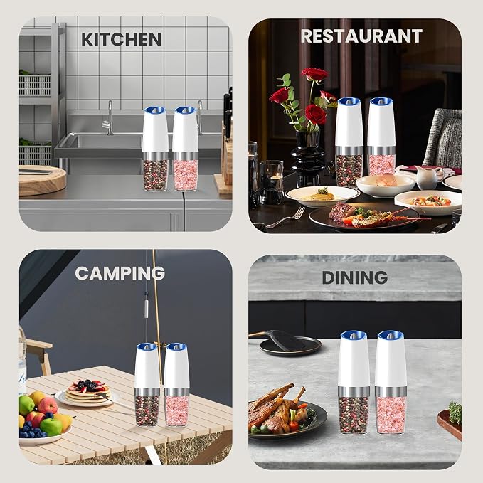 Battery Operated Salt And Pepper Grinder Set - Image 7