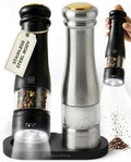 Electric Salt and Pepper Grinder Set by STYLEDSETTINGS