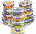 JoyJolt 24pc Borosilicate Glass Storage Containers by JoyJolt