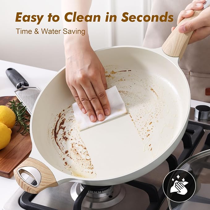 SENSARTE Ceramic Nonstick Frying Pan Skillet - Image 8