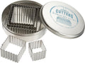 Ateco 5 pc Fluted Square Cutter Set by Ateco