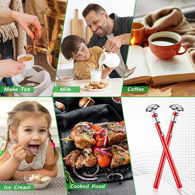 Xuhal 24 Pcs Stainless Steel Kitchen Thermometer - Image 6