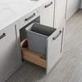 Dowell Single 35Qt Undermount Trash Pull-Out Waste Container by DowellKitchenBath