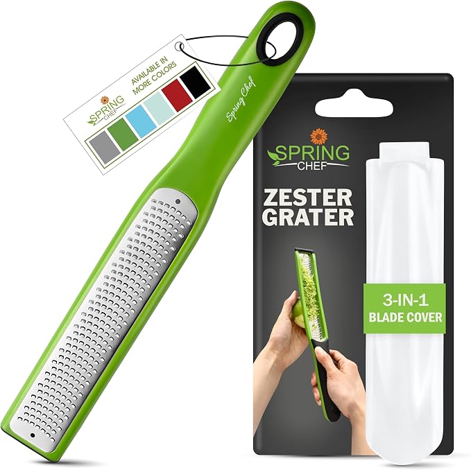 Spring Chef Premium Lemon Zester Grater by SpringChef