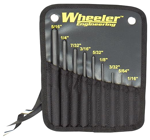 Wheeler Roll Pin Punch Set by Wheeler