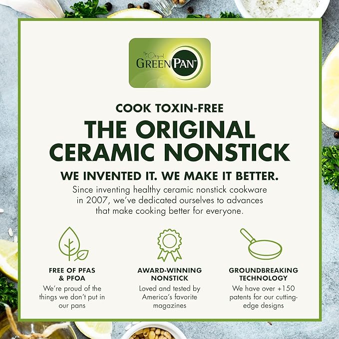 GreenPan Valencia Pro Ceramic Nonstick 10” Frying Pan Skillet - Image 11