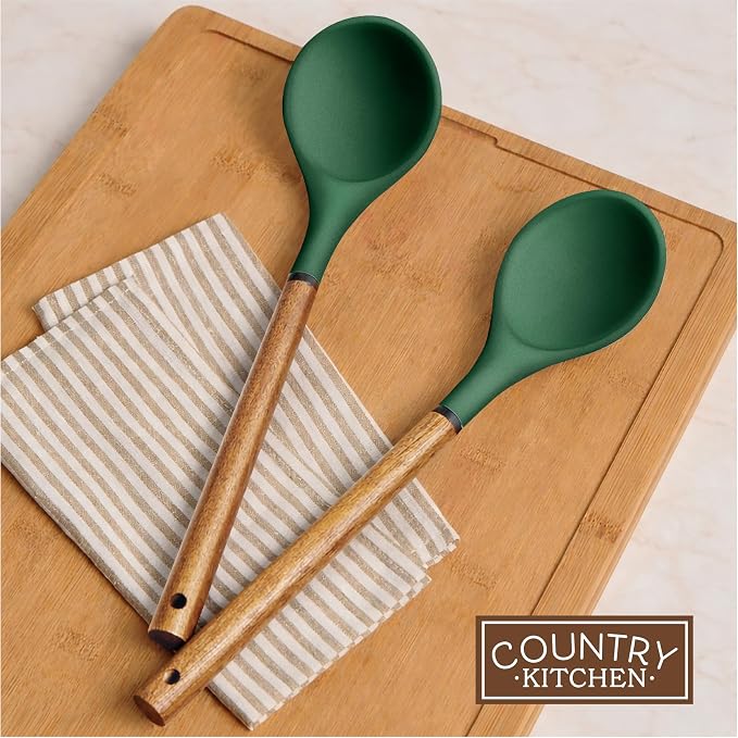 Country Kitchen Non Stick Silicone Utensil Set - Image 7