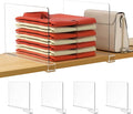 HBlife 4 Pack Closet Organizers and Storage, Vertical Purse Organizer by HBlife