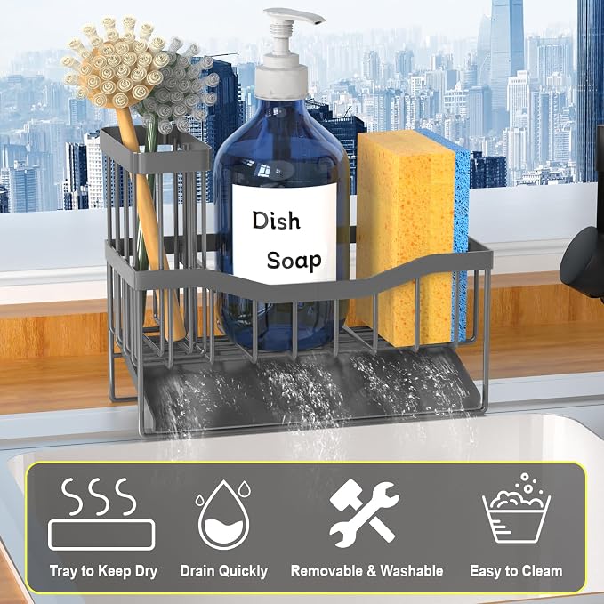 Fssvcd Maifan Sink Caddy Sponge Holder - Image 3