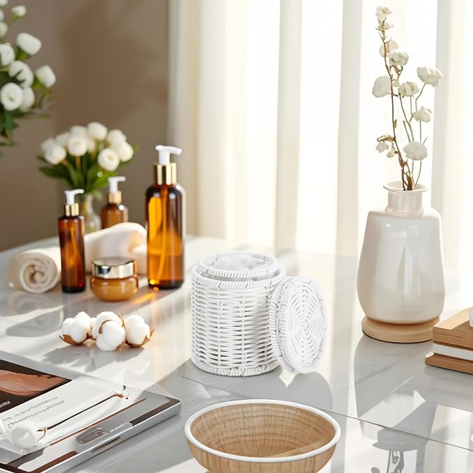 Rattan Jars, Decorative Storage Boxes - Image 5