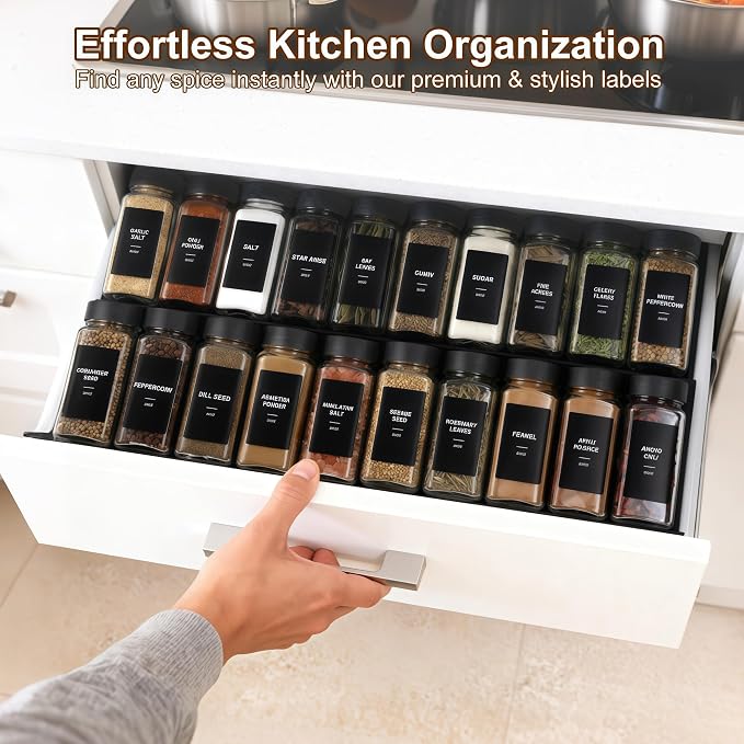 36Pcs Spice Jars Containers - Image 3
