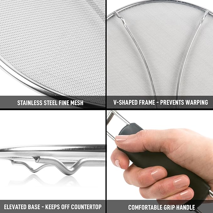 Zulay Kitchen Splatter Screen for Frying Pan - Image 4
