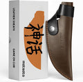 Matsato Kitchen Knife Leather Sheath, Japanese Steel Chef's Knife Holder Perfect by Matsato