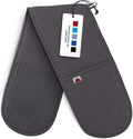 Grey Double Oven Mitt Kitchen Protection by BigRedHouse