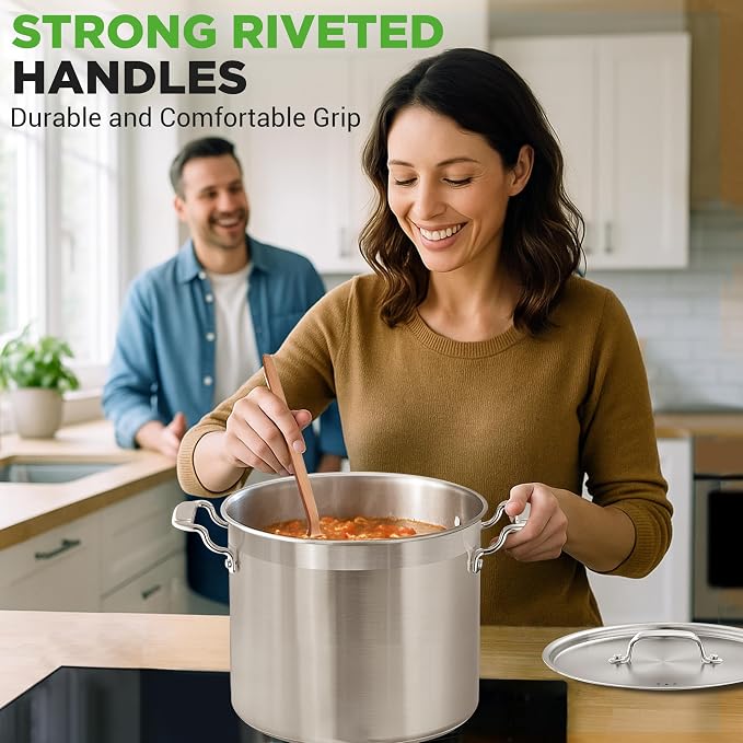 NutriChef 20 Quart Heavy-Duty Stockpot - Image 8