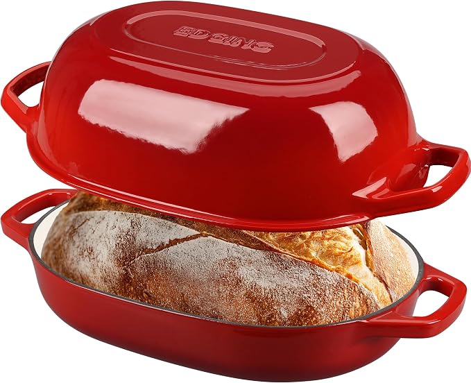EDGING CASTING Enameled Cast Iron Oval Dutch Oven Pot - Image 3