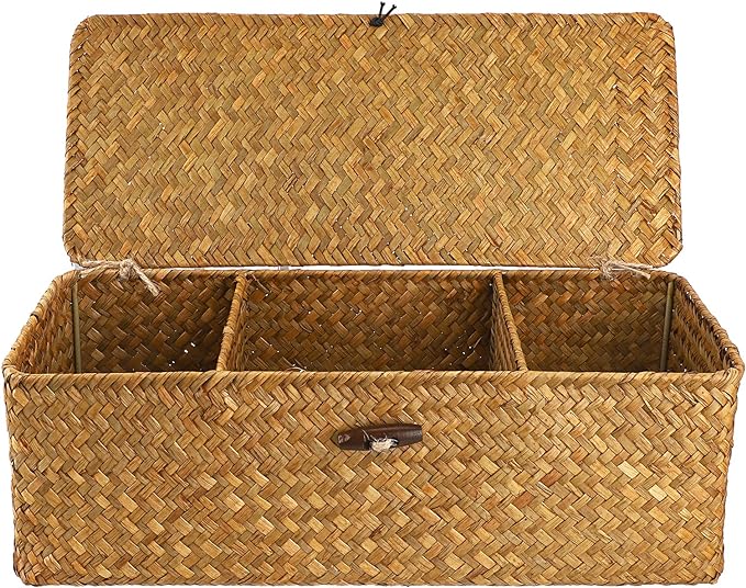 Hipiwe Seagrass Storage Basket Bin by Hipiwe