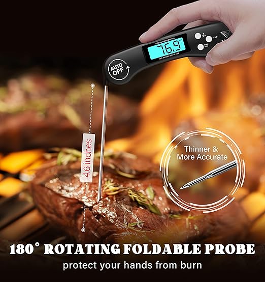 DOQAUS Digital Meat Thermometer, Instant Read Food Thermometer - Image 4