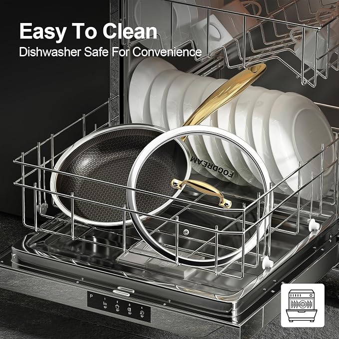 FogDream 8, Honeycomb Hybrid Nonstick Skillet - Image 7
