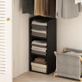 Furinno Reed Closet Organizers and Storage, 3-Tier Closet Organizer, Open Shelf by Furinno-FitsYourSpaceFitsYourBudget