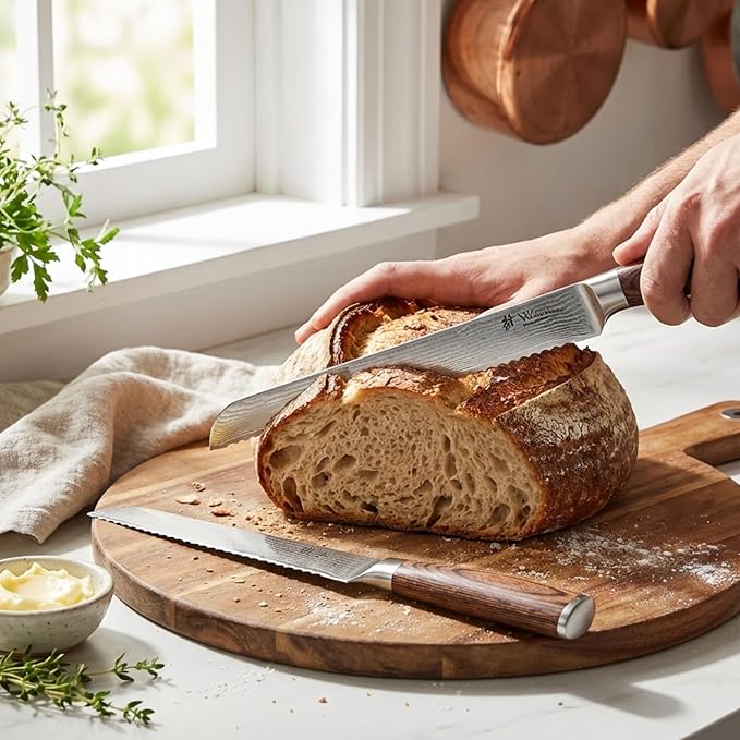 Wakoli EDIB 6-Piece Damascus Knife Set – Professional Chef Knives Set - Image 8