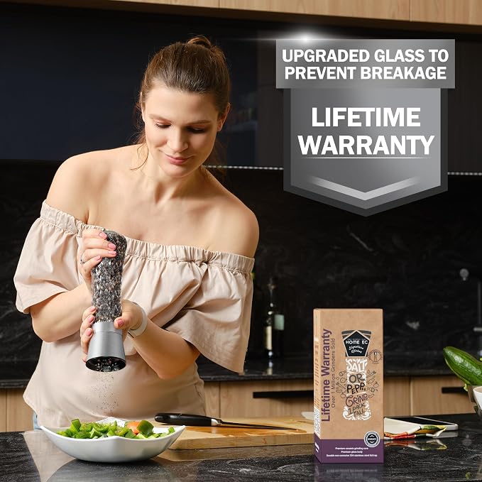 HOME EC Original Stainless Steel Salt or Pepper Grinder 1pk - Image 5