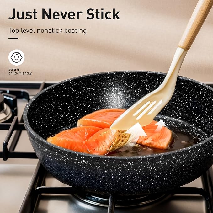 30 Piece Pots and Pans Set Non Stick, Granite Induction Cookware Sets, Nonstick - Image 2
