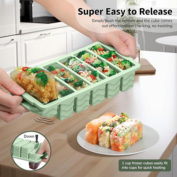 2-Pack Silicone Freezer Trays - Image 4
