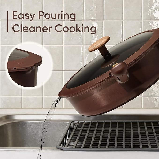 CAROTE Pots and Pans Set, Ceramic Cookware Set Non Stick - Image 4